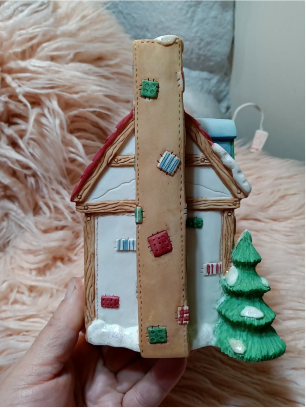 Santa's Workshop Lighted Santa's House Toys For Good Girls & Boys Christmas Tree - Picture 4 of 16